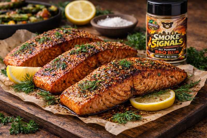 Smoke Signals Cedar Plank Salmon