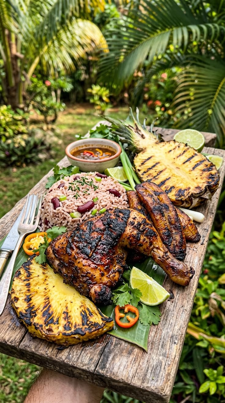 Sunset Jerk Chicken Thighs